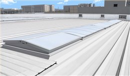 項(xiàng)目快訊：麥克威大力建設(shè)成都天府國(guó)際機(jī)場(chǎng)國(guó)航貨運(yùn)站三角型采光排煙天窗