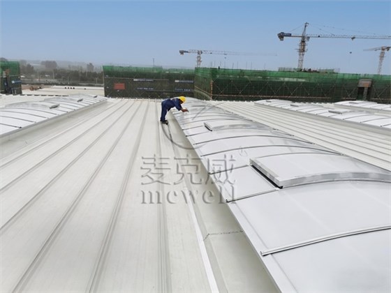 開封保稅區(qū)上開式圓拱型天窗