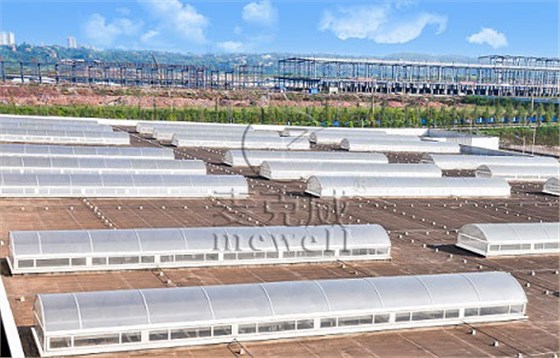 內蒙古圓拱型電動采光排煙天窗